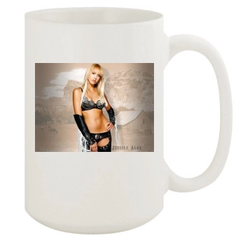 Jessica Alba 15oz White Mug