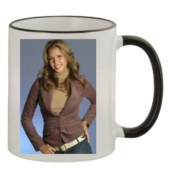 Jessica Alba 11oz Colored Rim & Handle Mug