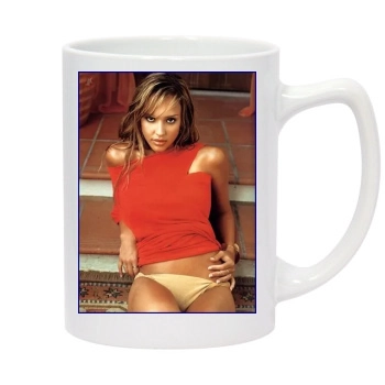 Jessica Alba 14oz White Statesman Mug