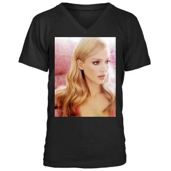 Jessica Alba Men's V-Neck T-Shirt