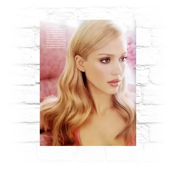 Jessica Alba Metal Wall Art