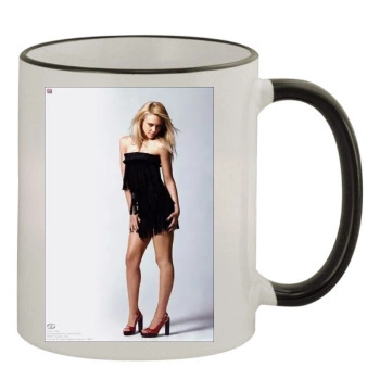 Jessica Alba 11oz Colored Rim & Handle Mug