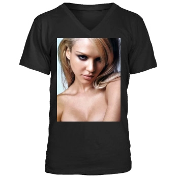 Jessica Alba Men's V-Neck T-Shirt