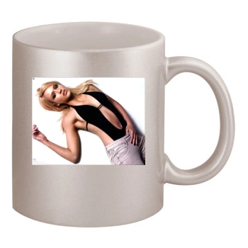 Jessica Alba 11oz Metallic Silver Mug