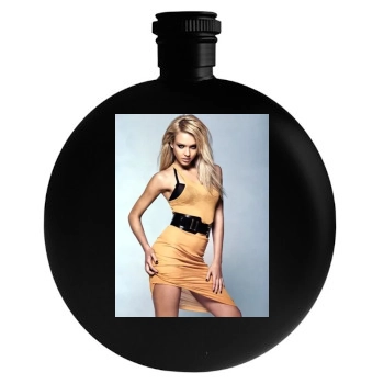 Jessica Alba Round Flask