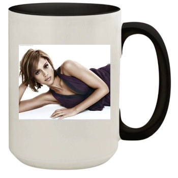 Jessica Alba 15oz Colored Inner & Handle Mug