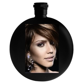 Jessica Alba Round Flask