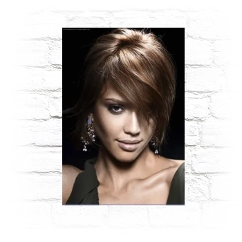 Jessica Alba Metal Wall Art