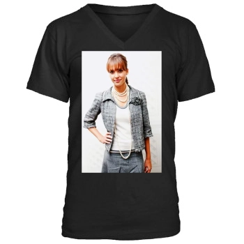 Jessica Alba Men's V-Neck T-Shirt