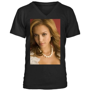 Jessica Alba Men's V-Neck T-Shirt