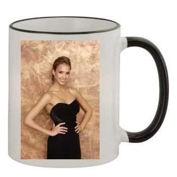 Jessica Alba 11oz Colored Rim & Handle Mug