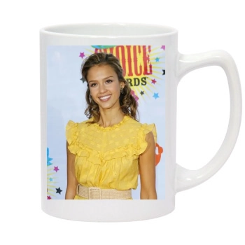 Jessica Alba 14oz White Statesman Mug