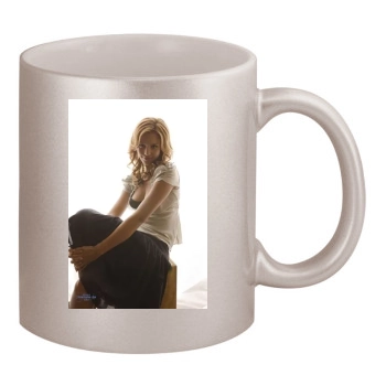 Jessica Alba 11oz Metallic Silver Mug