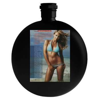 Jessica Alba Round Flask