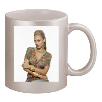 Jessica Alba 11oz Metallic Silver Mug