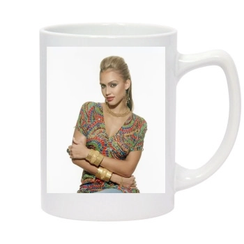 Jessica Alba 14oz White Statesman Mug