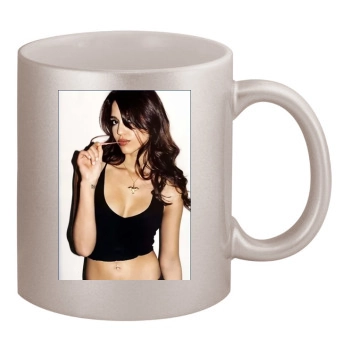 Jessica Alba 11oz Metallic Silver Mug