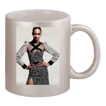 Cora Emmanuel 11oz Metallic Silver Mug