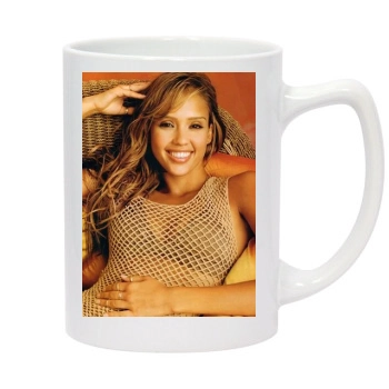 Jessica Alba 14oz White Statesman Mug