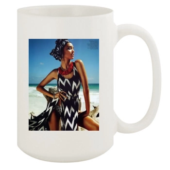 Cora Emmanuel 15oz White Mug