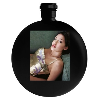 Jessica Alba Round Flask