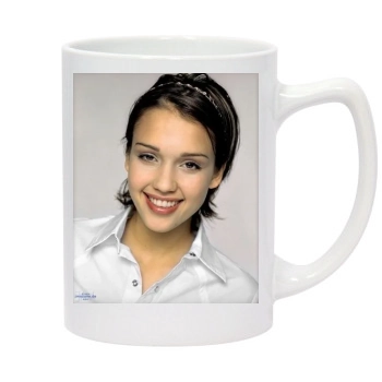 Jessica Alba 14oz White Statesman Mug