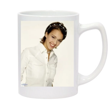 Jessica Alba 14oz White Statesman Mug