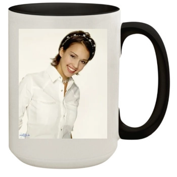 Jessica Alba 15oz Colored Inner & Handle Mug