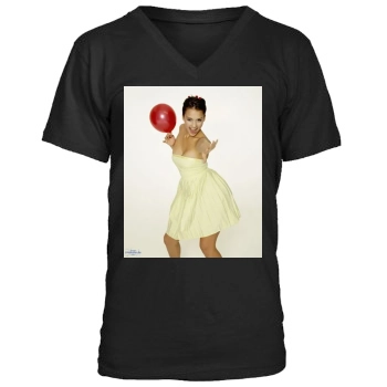 Jessica Alba Men's V-Neck T-Shirt