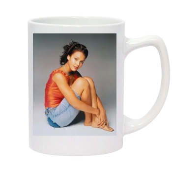 Jessica Alba 14oz White Statesman Mug