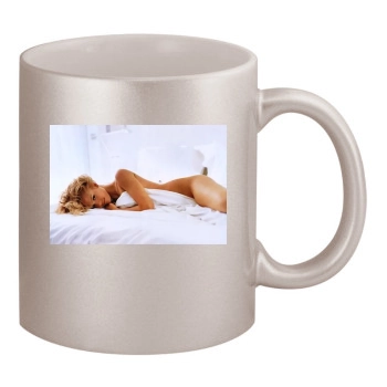 Jessica Alba 11oz Metallic Silver Mug