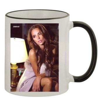 Dara 11oz Colored Rim & Handle Mug