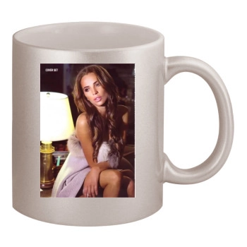 Dara 11oz Metallic Silver Mug