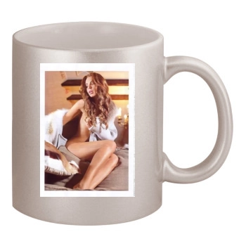 Dara 11oz Metallic Silver Mug