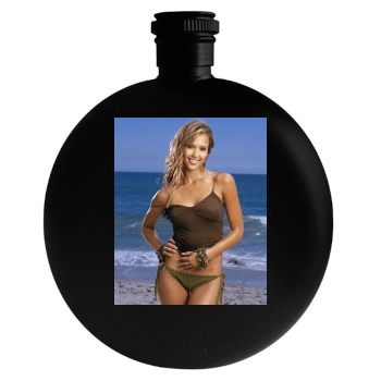 Jessica Alba Round Flask