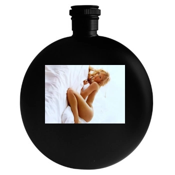 Jessica Alba Round Flask