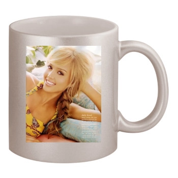 Jessica Alba 11oz Metallic Silver Mug