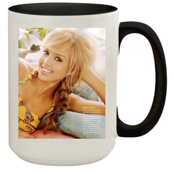 Jessica Alba 15oz Colored Inner & Handle Mug