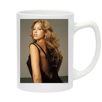 Jessica Alba 14oz White Statesman Mug