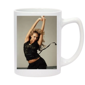 Jessica Alba 14oz White Statesman Mug