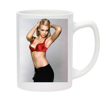 Jessica Alba 14oz White Statesman Mug