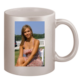 Jessica Alba 11oz Metallic Silver Mug