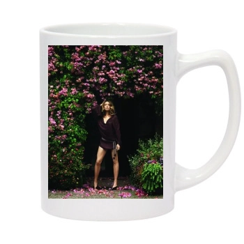 Jessica Biel 14oz White Statesman Mug