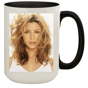 Jessica Biel 15oz Colored Inner & Handle Mug