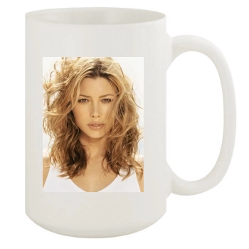 Jessica Biel 15oz White Mug