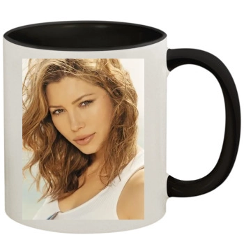 Jessica Biel 11oz Colored Inner & Handle Mug