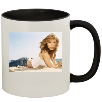 Jessica Biel 11oz Colored Inner & Handle Mug