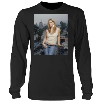 Jessica Biel Men's Heavy Long Sleeve TShirt