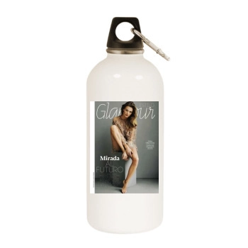 Edita Vilkeviciute White Water Bottle With Carabiner