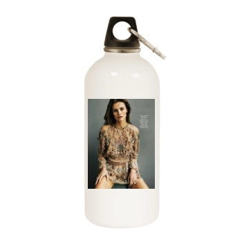 Edita Vilkeviciute White Water Bottle With Carabiner